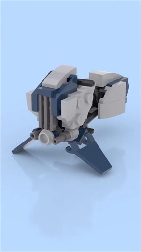 LEGO Balutar Swoop Bike ⚡🧱 Watch This Starfighter Bike Build Itself! 🚀✨ #lego #legoshorts #legomoc