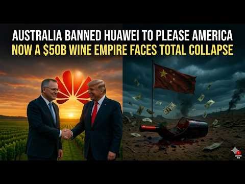 Australia Bans Huawei to Please America — NOW $50 Billion Wine Empire Faces Total Collapse!