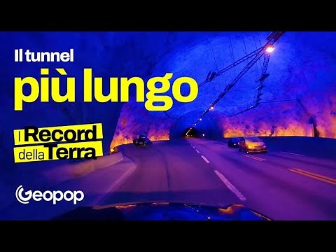 Con i suoi 24,51 km il tunnel di Lærdal in Norvegia è la galleria stradale più lunga del mondo