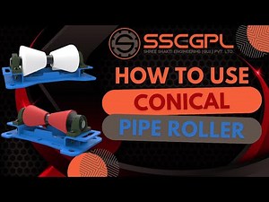 How to use a Conical Pipe Roller | How to Use a Pipe Pushing Roller and Pipe Rigging Roller