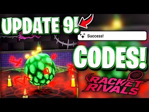 💥MECH AWAKENING! ALL NEW UPDATE 9 CODES FOR RACKET RIVALS - ROBLOX RACKET RIVALS CODES