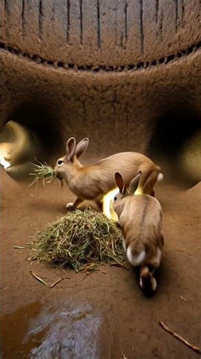 Rabbit POV: Inside the Hidden Burrow 🐇