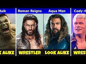 WWE Wrestlers and Their Superhero Lookalikes!