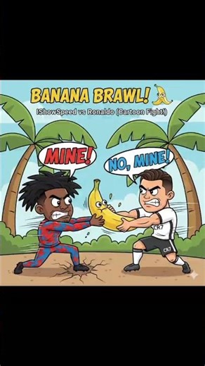 Ishowspeed vs Ronaldo fingt for Banana 🍌😂 comedy
