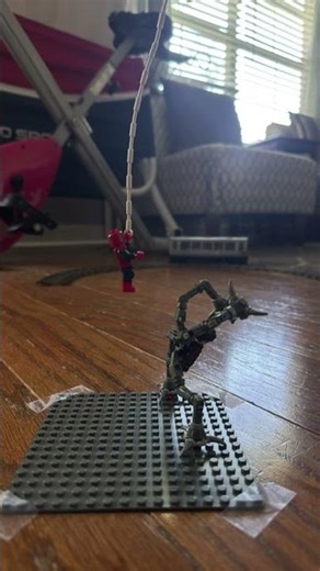 Spiderman vs. Doc Ock Lego stop motion.