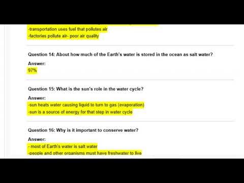 FREE AND STUDY GAMES ABOUT WATER SOURCES EXAMQUESTIONS