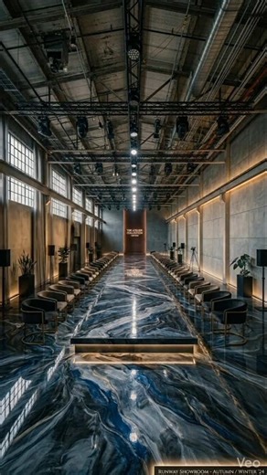 FASHION RUNWAY ROOM 🏡 #floortransformation #beforeandafter #epoxyfloor