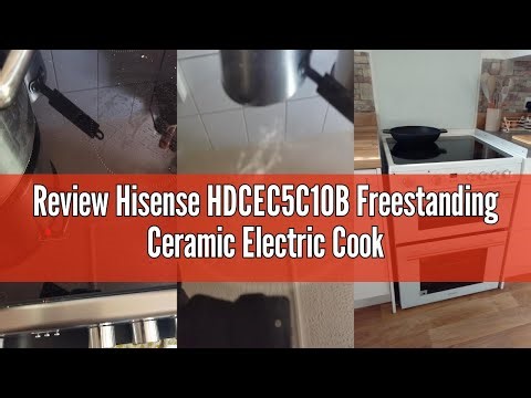Review Hisense HDCEC5C10B Freestanding Ceramic Electric Cooker with Double Oven 69/43 Litres - Black