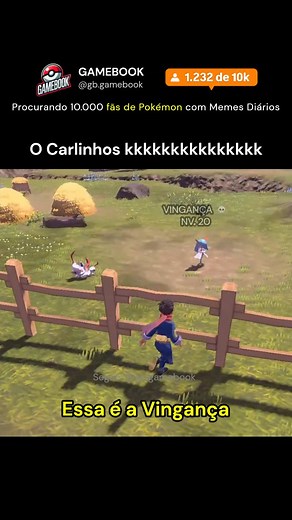 GB.GameBook on Instagram: "Compartilha com quem precisa ver o Carlinhos! Fazendinha Pokémon 🙂 #Pokemon #legendsarceus #Anime #nintendo #pokemonmemes #pokemonedit #pokemonbrasil #pokemoncommunity #gamefreak #legendsza #pokemonza #switch #gaming #nintendo #memesbrasil #memesbr #nintendoswitch #edits #animeedits #animememes #pokememes #packdememe #packpokemon #giratina #zorua #growlithe #hisuigrowlithe #kirlia #rapidash #shiny"
