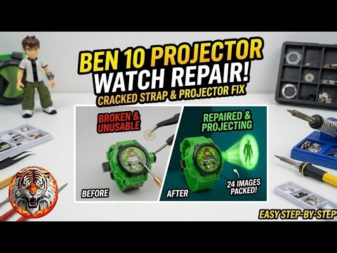 Fixing a BROKEN Ben 10 Omnitrix Projector Watch! 🛠️