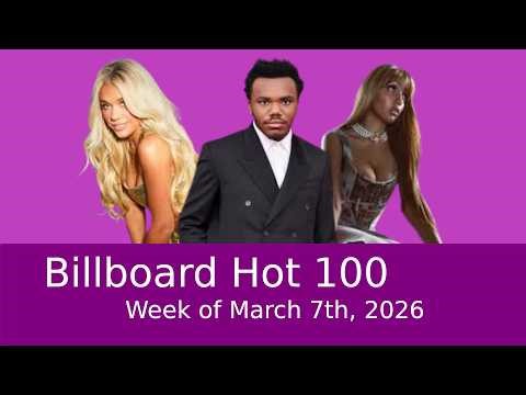 Billboard Hot 100 | Week of March 7th, 2026