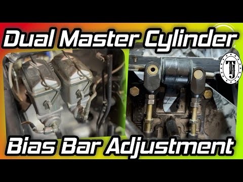 Bias bar adjustment / Dual Master Cylinder setup / how it works!