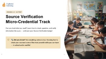 Source Verification Micro Credential Track : Discussion & Skill Practice