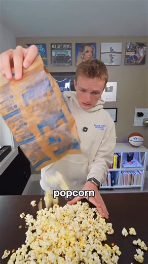 Grant Wills on Instagram: "What is the most efficient way of popping popcorn? #popcorn #cooking #challenge"