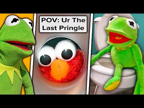 Tik Tok Memes Kermit The Frog and Elmo Sent Me (Brain Rot Edition)