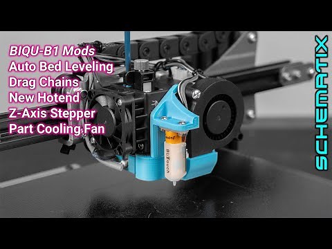 BIQU B1 How to install BL Touch Sensor, Cable Drag Chains + Lots more!