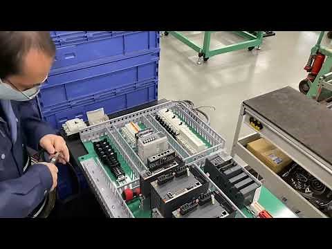 制御盤の製作・タイムラプス