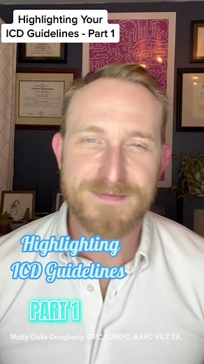 Highlighting your ICD 10 Guidelines - Part 1 #icd10guidelines #icdguidelines #icd10tips #medicalcoding #cpc #aapc #medicalcodingandbilling #medicalcodingforbeginners #medicalcoder #medicalcoderstudent #medtiktok #codingtiktok #cpccourse #fyp #careerchange #workfromhome #careertiktok #revenuecycle #medicalcodingcertification #medicalcodingtraining