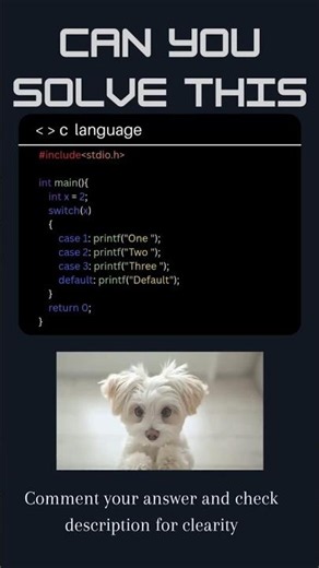 🧩 Can You Solve This C Puzzle? 🤯 | Guess the Output | C Programming Challenge #2