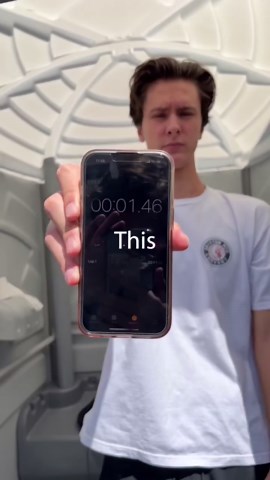 24 HOURS in a Porta Potty!