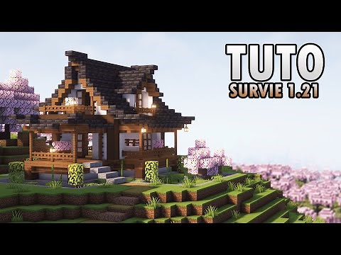 Minecraft 1.21 | Comment Construire une Maison Japonaise Réaliste en Survie | Tutoriel