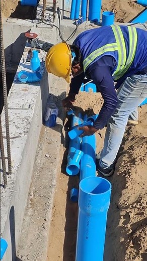 How to Install PVC Pipes Under Foundation Beams Correctlly 🏠