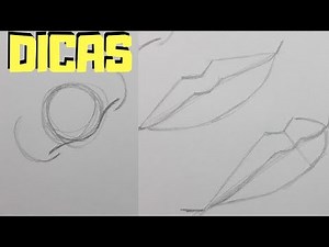 COMO DESENHAR - NARIZ , BOCA .... dicas simples