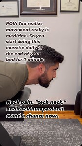 ⚡️Level up your neck strength with these prone chin retractions! ⚡️Try these at the end of your bed every night. Spending all day looking a computer monitor or phone can affect the muscles at our necks and upper backs. These are great to fire up those deeper stabilizing muscles in those areas. ⚡️Aim for 1 minute total or 1-3 sets of 10. Take your time with each rep! 🎯FOLLOW for more simple rehab tips 📧SHARE with a friend 💾SAVE for later ❗️Disclaimer: This video is meant for educational purpos