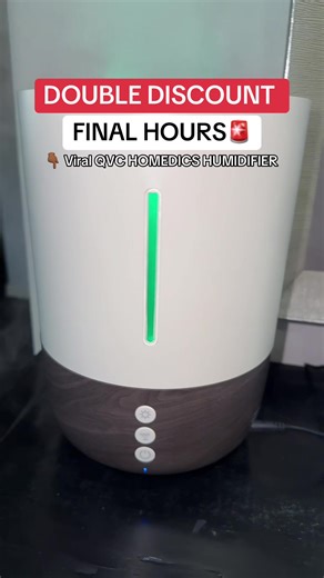QVC HOMEDICS HUMIDIFIER review & discount deal! Final price may vary depending on your available coupons. Prices and Promotion may have ended by the time you see this. #tiktokshopstockup #tiktokshopcreatorpicks #tiktokshop #tiktokshopspringglowup