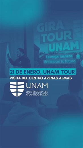 ¡Sigue nuestra Gira Tour UNAM! La mejor manera de conocer TU FUTURO. 🚀 En esta nueva parada recibimos al Centro Arenas Almas, donde vivieron la universidad desde dentro. 💙 Charlamos con ellos para ayudarles a descubrir: 🔹 Dónde están ahora. 🔹 Qué les apasiona de verdad. 🔹 Cómo orientar todo eso hacia su futuro profesional. Porque elegir universidad no es solo elegir una carrera, es apostar por tu crecimiento personal y profesional. 🙌Conocer el campus, resolver dudas y empezar a visualizar 