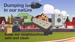 The ditch is not a dump! In addition to supporting community clean-up programs, the City of Kingston enforces anti-dumping and anti-littering bylaws to keep Kingston clean. Illegal dumping comes with a fine of $200 or more, and serious offences can result in a court summons. If you see illegal dumping happening, please contact us at contactus@cityofkingston.ca, online at MyKingston.ca or by phone at 613-546-0000, Monday to Friday, 8 a.m. to 5 p.m. | City of Kingston - Municipal Government