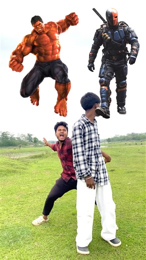 🔴 Red Hulk VS Deathstroke🗡️ Acting Challenge