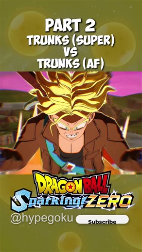 Trunks (Super) vs Trunks (AF) | Part 2: The Clash ⚡️ Sparking! ZERO