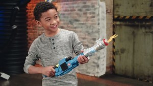 Hasbro Ghostbusters Proton Blaster M.O.D. Customizable Roleplay Toy for Kids Ages 5 and Up Make Custom Gear Combos with Lights and Sounds (E9542FF1)