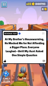 At My Brother’s Housewarming, He Mocked Me for Not Affording a Bigger Place. Everyone Laughed—Until My Aunt Asked One Simple Question | Revenge Text