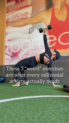 Heidi • Ground-Up Strength Coach for 30+ Athletes on Instagram: "These movements will expose all your weaknesses in the best way, millennials. 👣Quadruped roll: think you have stable shoulders? strong core and hip flexors? This one will humble you. 👣Kneeling Cossack windmill: think your spinal rotation doesn’t need work? This one will show you otherwise. 👣Kneeling dorsiflexed calf raise hold: think you can hold this without shaking? Think again lol. Add these to your training routine to stay s