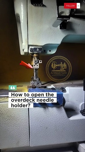 8.8K views · 71 reactions | How to open the overdeck needle holder? #fblifestyle #sewinghacks #edukasi #tutorial #sewingmachine #servicemachine | Achmad Yani | Facebook