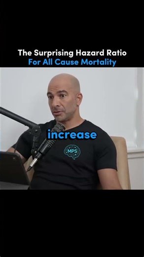 🧠⏱️ The hazard ratios that actually move lifespan. #health #mortality #longevity