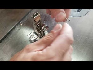How to install a reduction clip for euro hinges