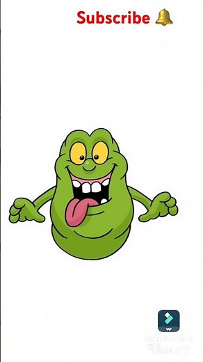 How To Draw Slimer | Ghostbusters short video