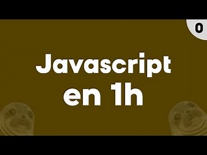 Apprendre le VRAI Javascript en 1h