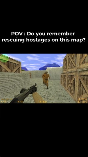 Do you remember rescuing hostages on this map? #csgo #CS16 #CounterStrike #retrogaming
