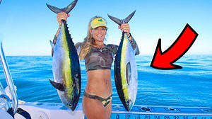 In today's video adventure we head offshore to Push Button Hill and get on the best blackfin tuna bite of our lives. At home, we clean up a big tuna and show you the best ways to prepare. | Darcizzle Offshore