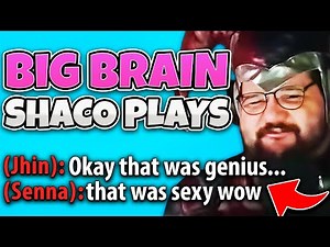 PINK WARD HAS HIT A NEW LEVEL ON SHACO! (BIG BRAIN SHACO PLAYS OMG...)