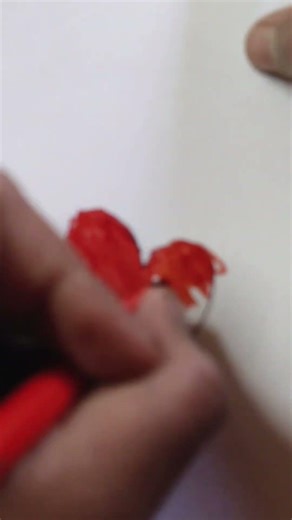 easy to draw Red heart drawing