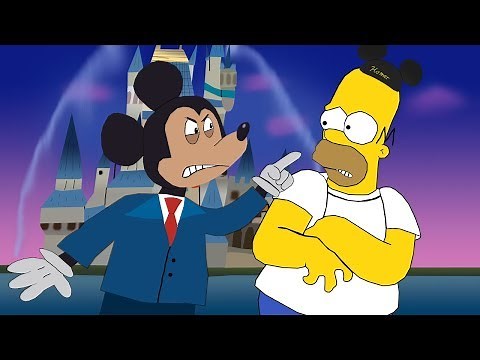 Homer Simpson in Disney World!