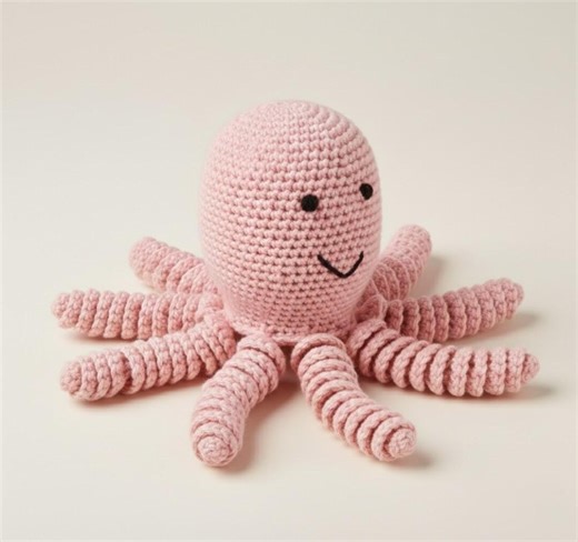 Crochet Octopus Pattern PDF | Easy Beginner Amigurumi Toy | Sea Animal Plush Tutorial - Etsy