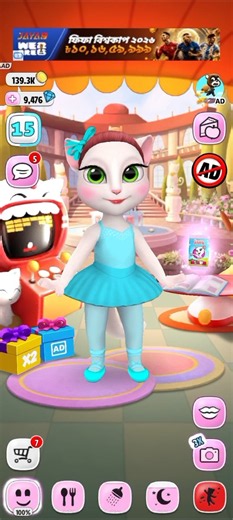 my talking Angela #games #gaming #gameplay #funny