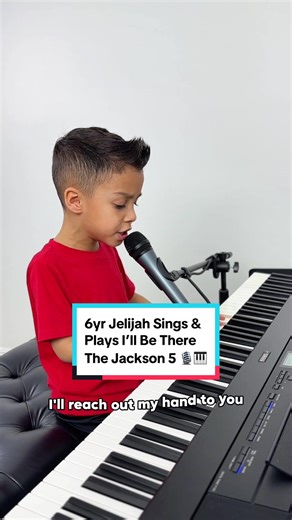 🌟 6yr Jelijah Diaz, captivating audiences with his mesmerizing piano skills and angelic voice! 🎶🎤 With no music sheets, Jelijah effortlessly learned 'I'll Be There' by the Jackson Five, mastering it in just 10 to 30 minutes of listening. 🎹✨ His passion and talent at such a tender age are nothing short of awe-inspiring, reminding us of the boundless possibilities music holds. 🌟 Let's applaud this young maestro and eagerly anticipate the remarkable journey ahead for him in the world of music!