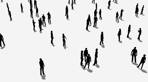 Crowd Of People Moves3d Animation Rendering Stock Motion Graphics SBV-324277996 - Storyblocks